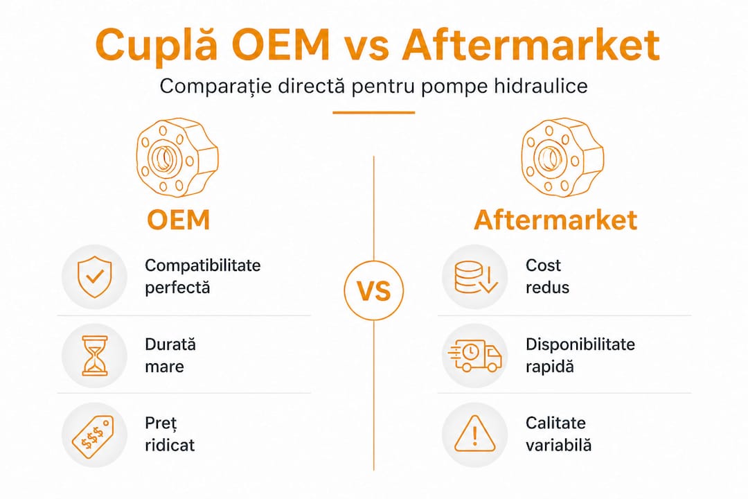 Infografic: principalele diferențe dintre cuplele originale (OEM) și cele aftermarket