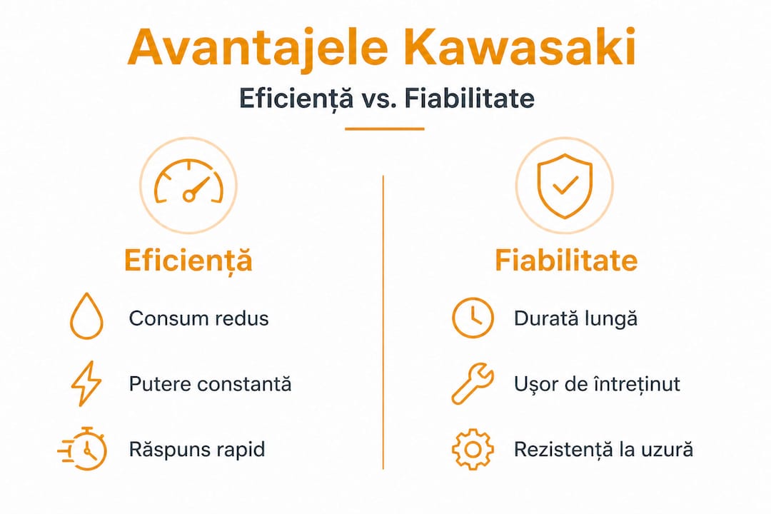 De ce să alegi o pompă hidraulică Kawasaki: avantaje pe înțelesul tuturor (infografic)