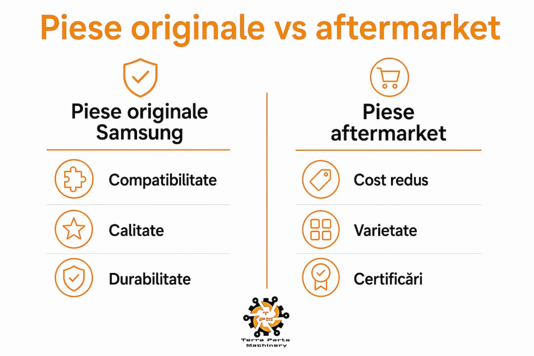 Infografic: diferențele dintre piesele originale Samsung și cele aftermarket