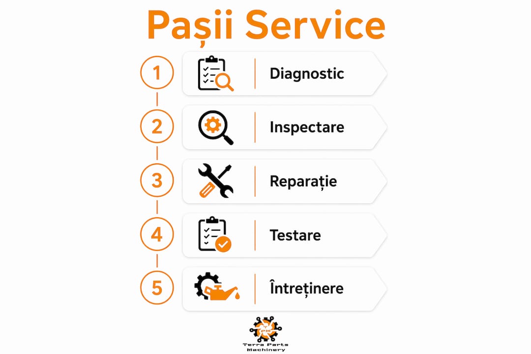 Infografic: etapele de bază pentru întreținerea motoarelor Isuzu