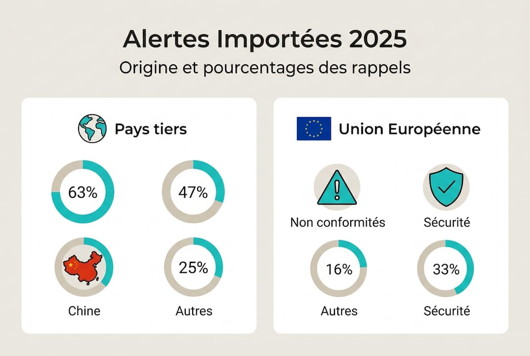 Visualisation des alertes importées et de leurs sources