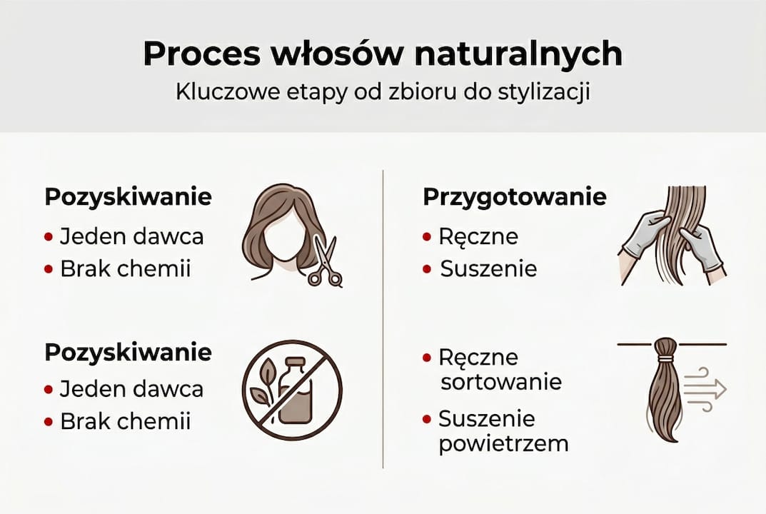 Grafika ilustrująca najważniejsze fazy powstawania włosów