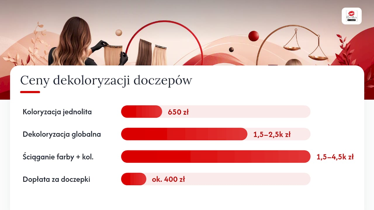 Porównanie cen usług rozjaśniania doczepianych włosów – zobacz, ile zapłacisz u różnych salonów