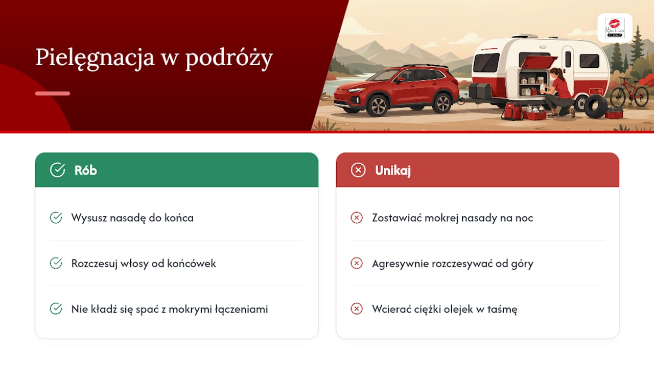 Co sądzę o pielęgnacji doczepów w podróży — overview diagram