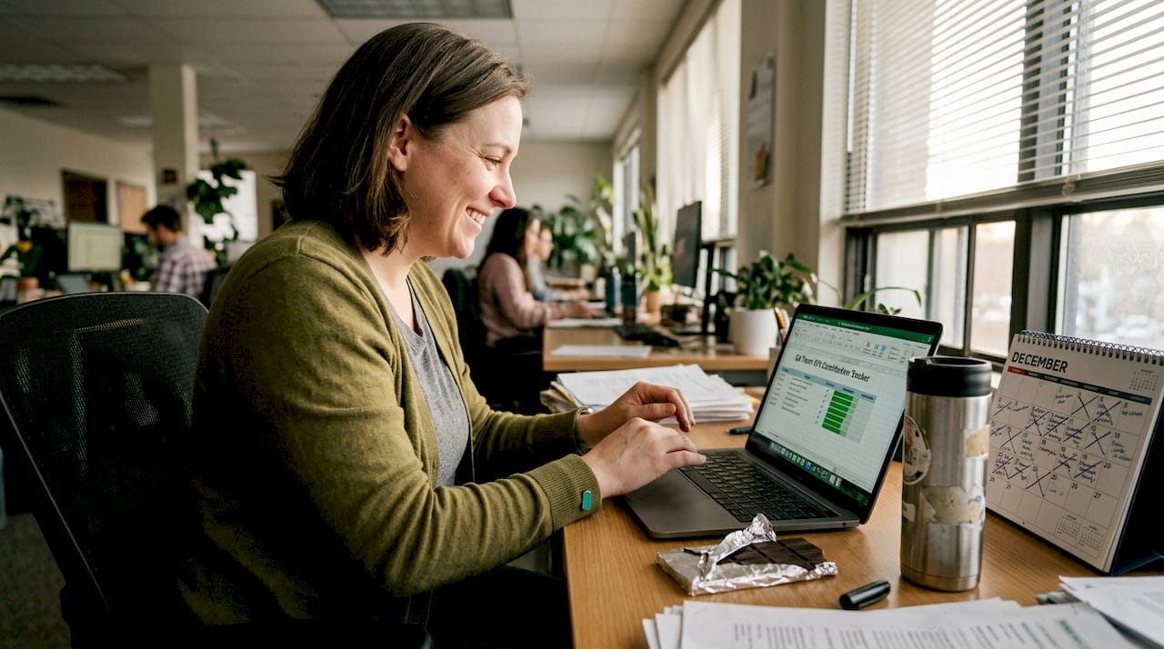 HR organizer relieved after group gift task