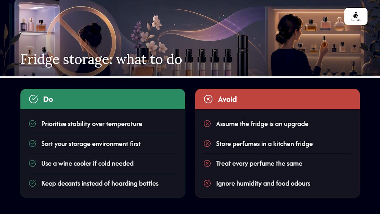 Our take: the fridge is a hobbyist habit, not a rule — overview diagram