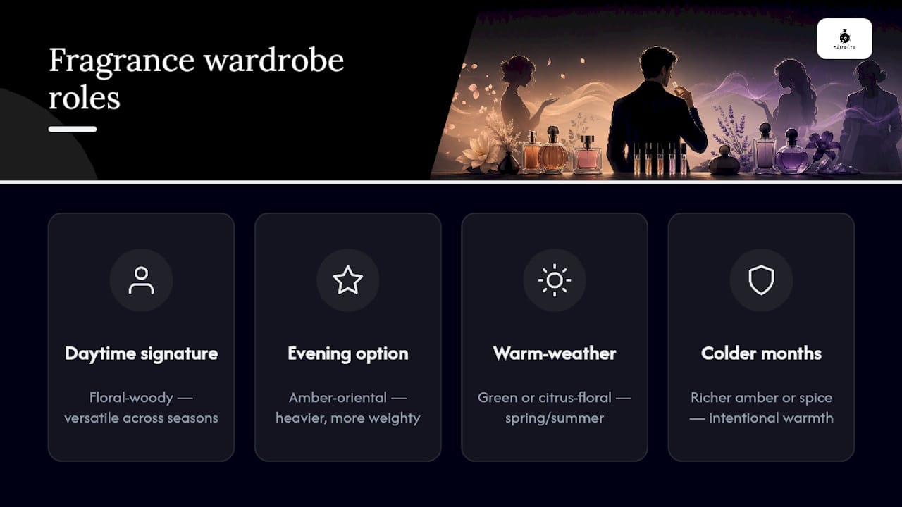 Four-role fragrance wardrobe guide