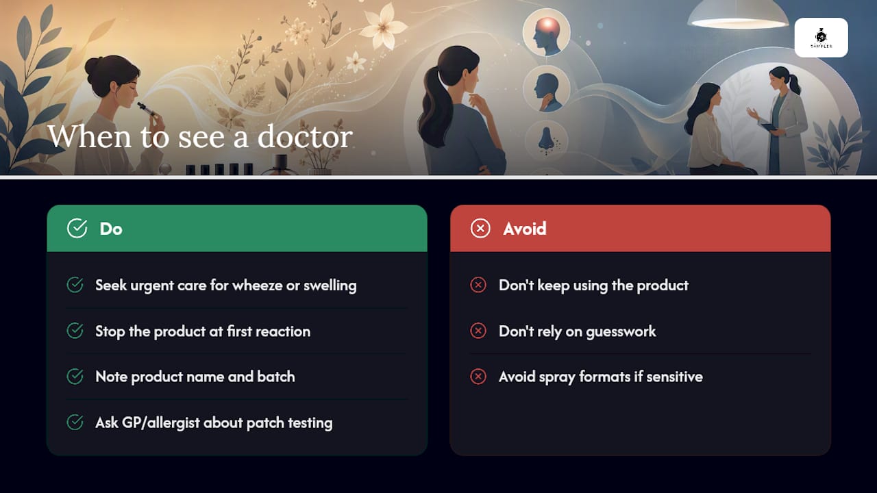 When should you stop and see a doctor? — overview diagram