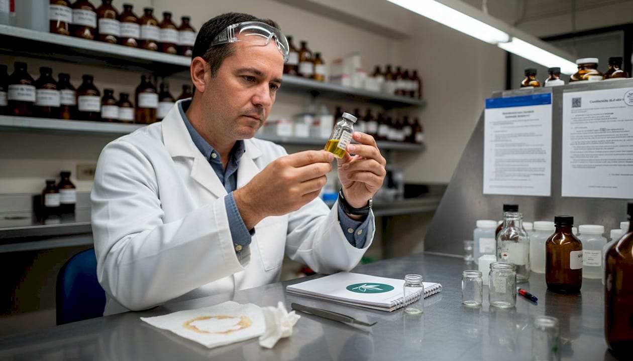 Profesional garantiza la calidad del CBD libre de organismos modificados genéticamente