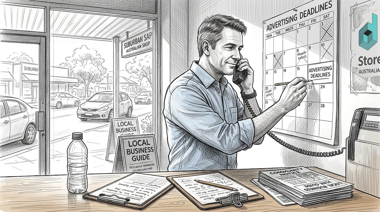 SME manager integrating offline marketing efforts