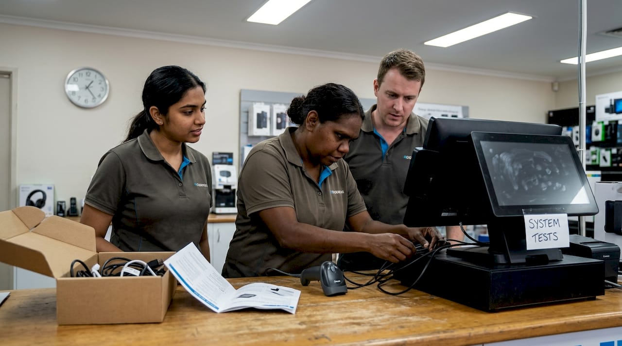 Store staff training for POS integration