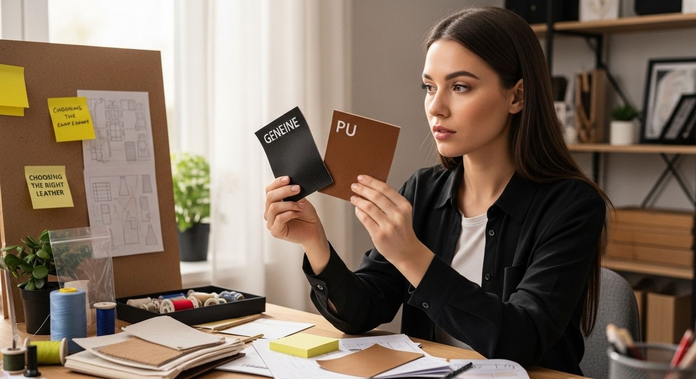 leather material selection