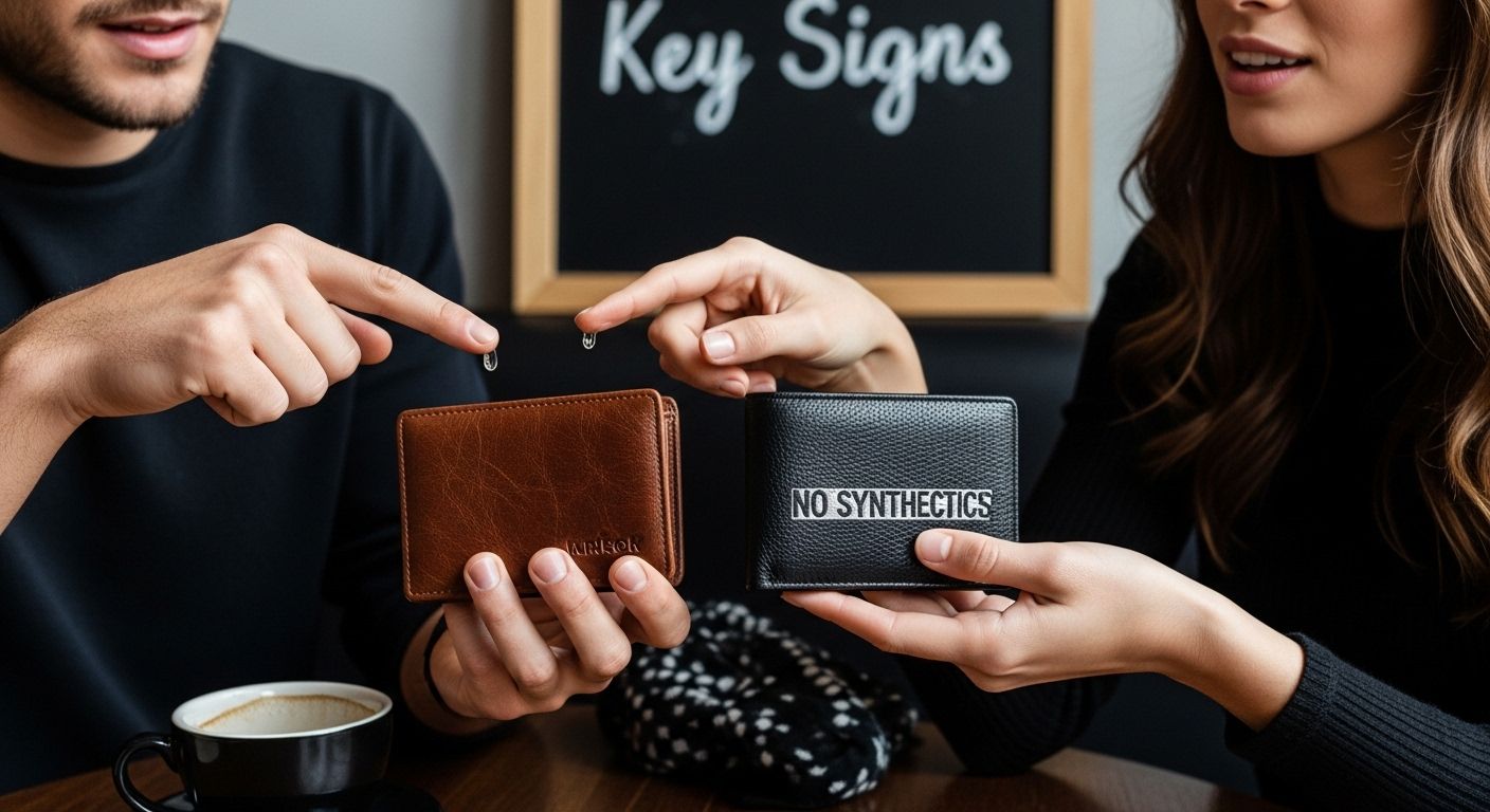 leather inspection wallet