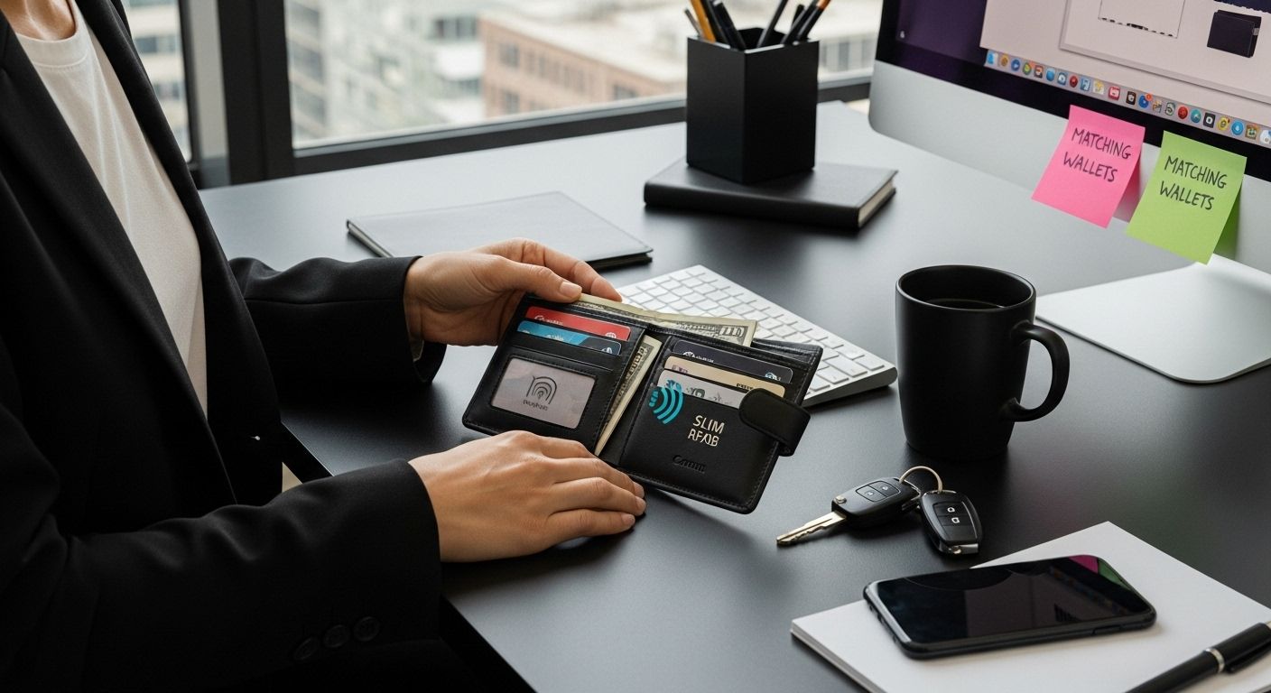 matching wallets office