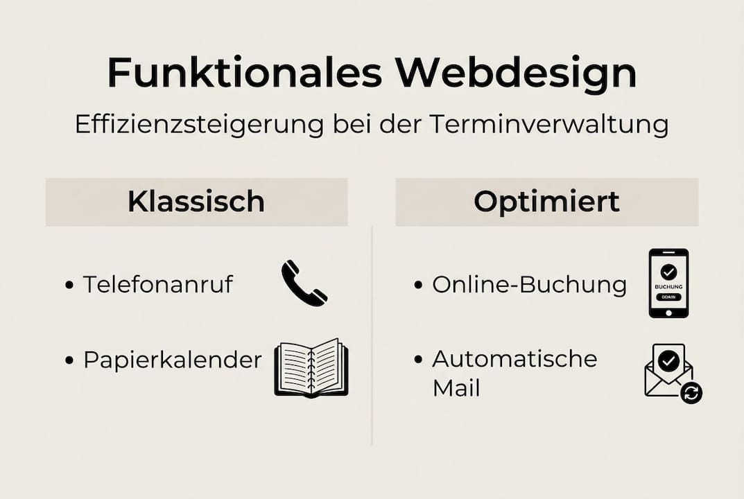 Infografik: Die wichtigsten Vorteile von funktionalem Webdesign auf einen Blick