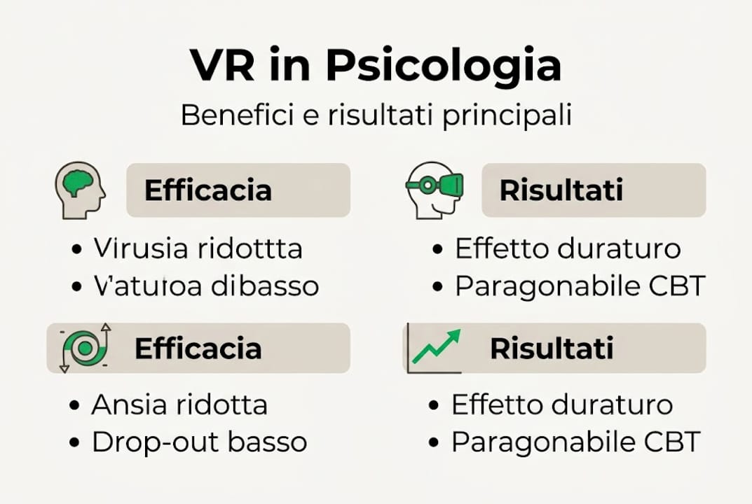 Infografica: come la realtà virtuale può migliorare il lavoro dello psicologo