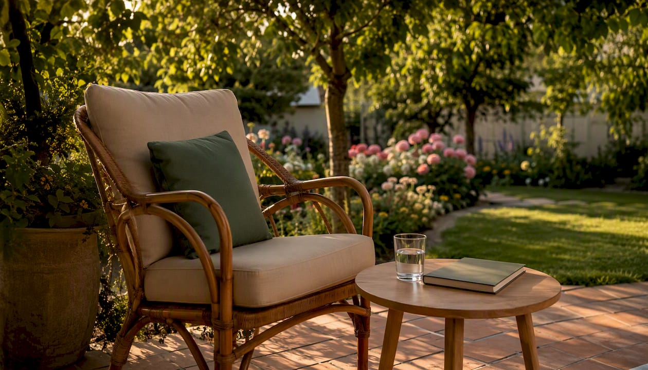 Spazio terapeutico all’aperto immerso in un giardino all’italiana