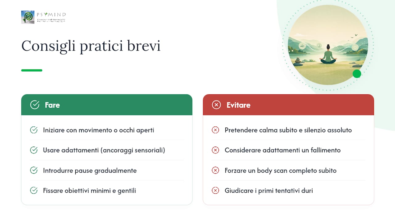 Cosa ho imparato accompagnando persone ansiose nella meditazione — overview diagram