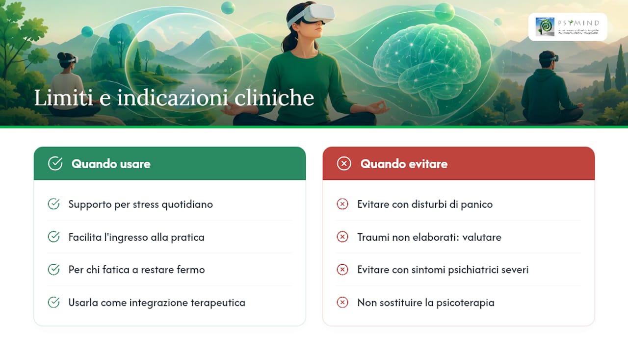 Limiti, indicazioni cliniche e quando consultare un professionista — overview diagram