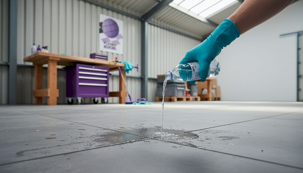 Fachgerechte Überprüfung der Wasserbeständigkeit von Industriefliesen durch qualifizierte Handwerker