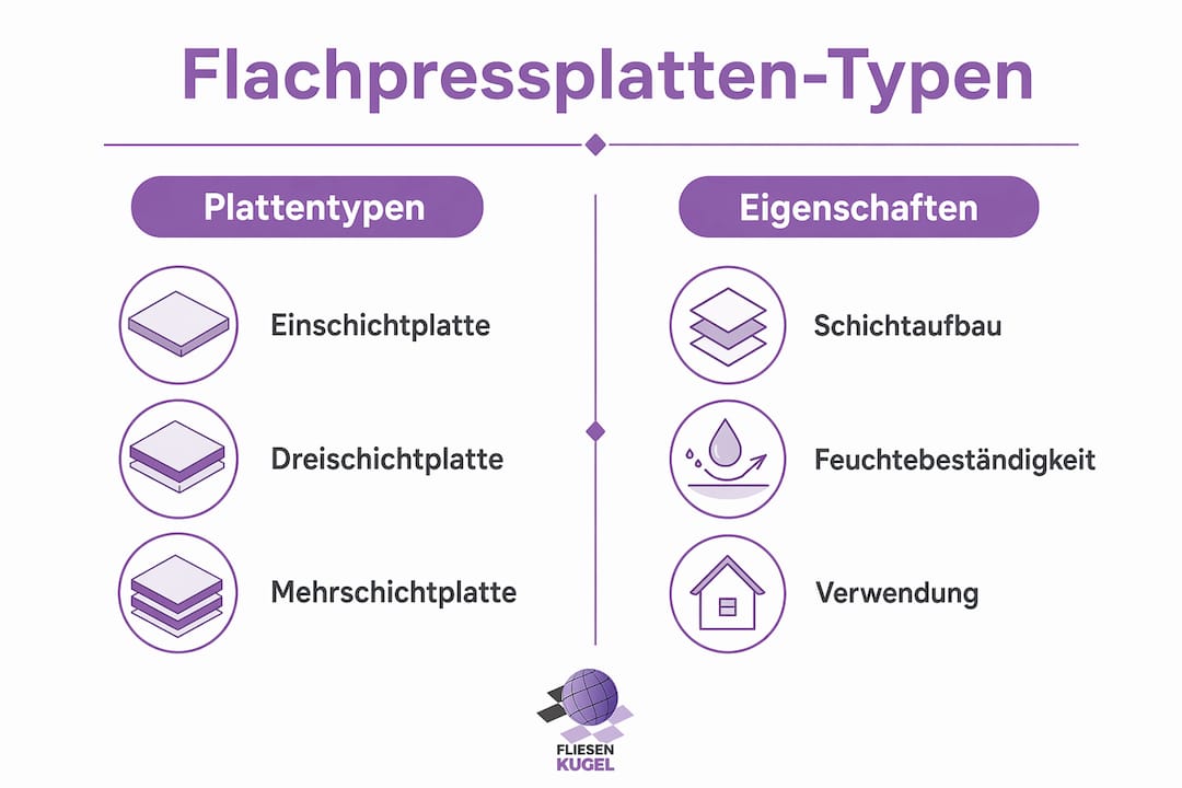 Übersicht: Verschiedene Flachpressplatten im Vergleich – Typen und Eigenschaften auf einen Blick