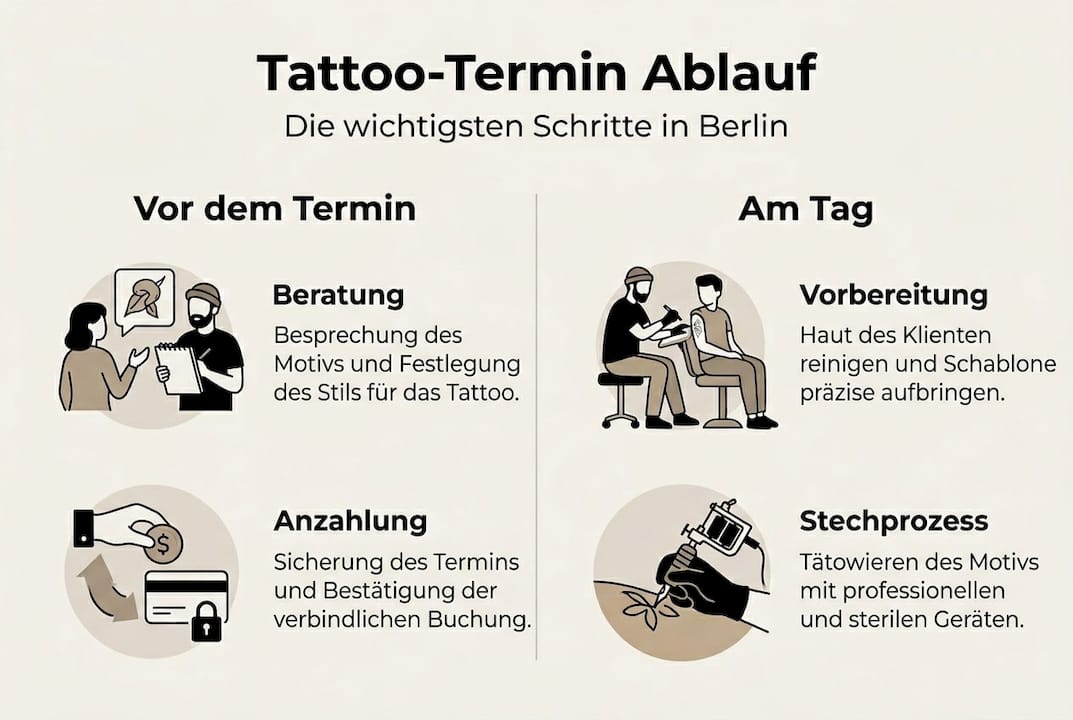 Tattoo-Termin in Berlin: So läuft’s ab – Deine Schritt-für-Schritt-Übersicht