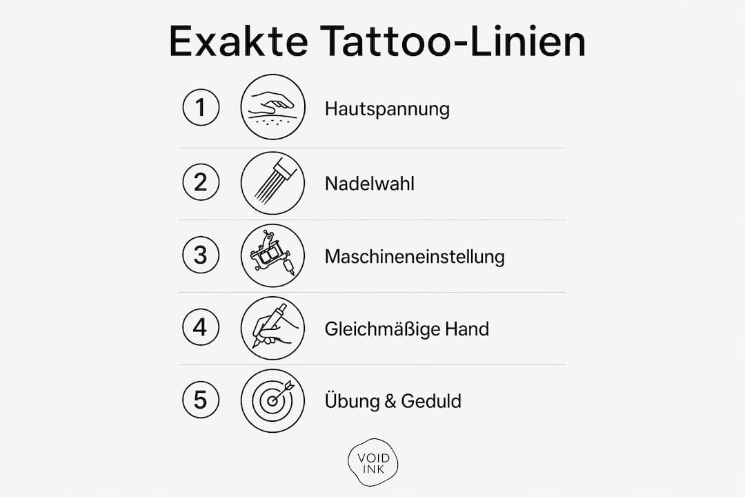 Schritt-für-Schritt-Anleitung: So gelingen dir präzise Tattoo-Linien – die fünf wichtigsten Tipps im Überblick