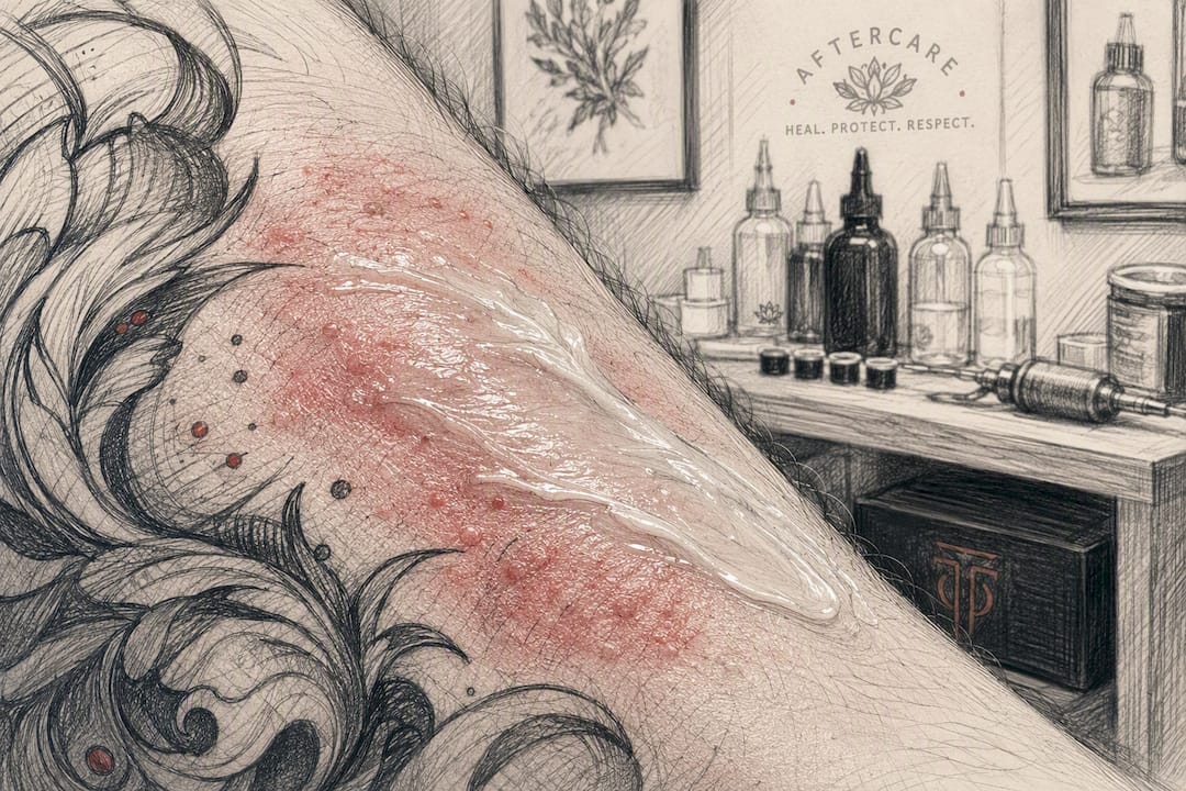 Hautirritationen durch bestimmte Inhaltsstoffe in Tattoo-Pflegecremes