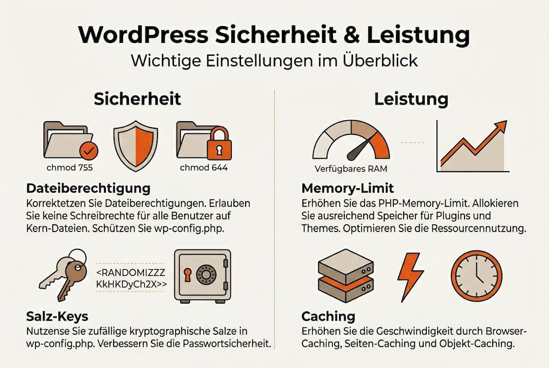 Infografik: So sichern und optimieren Sie Ihre WordPress-Website