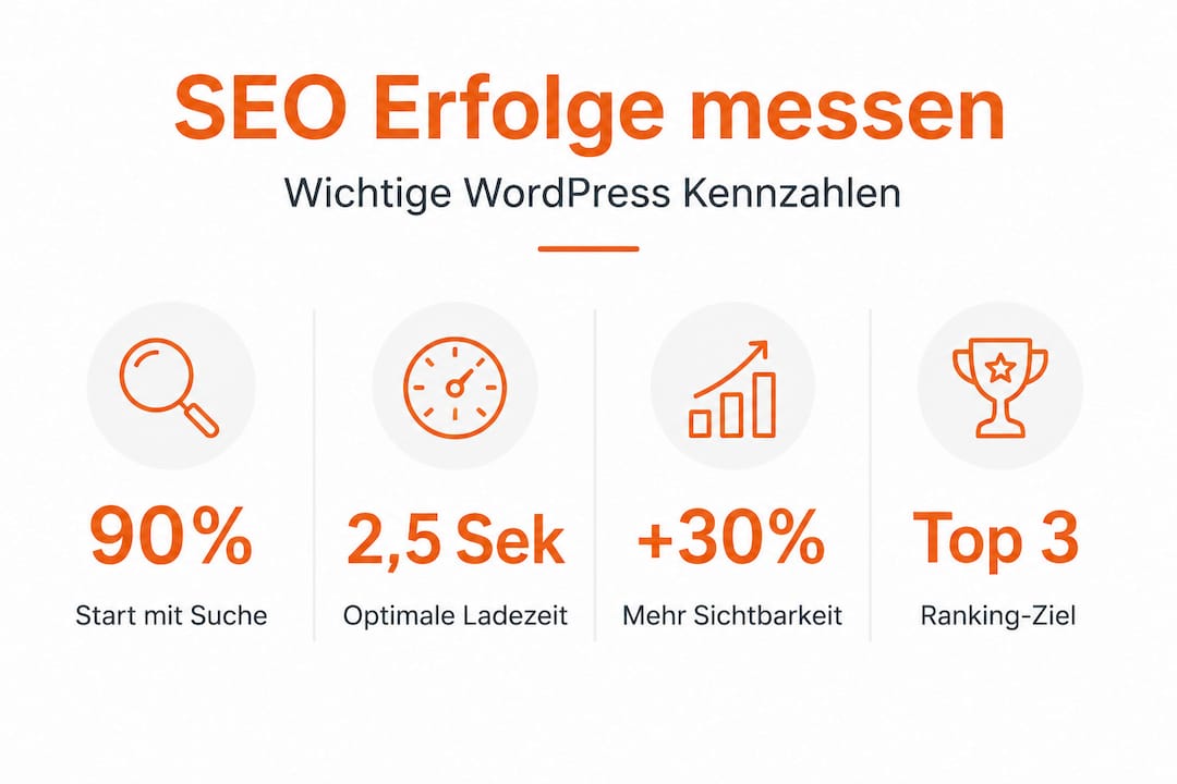Infografik: Die wichtigsten SEO-Kennzahlen für WordPress im Überblick