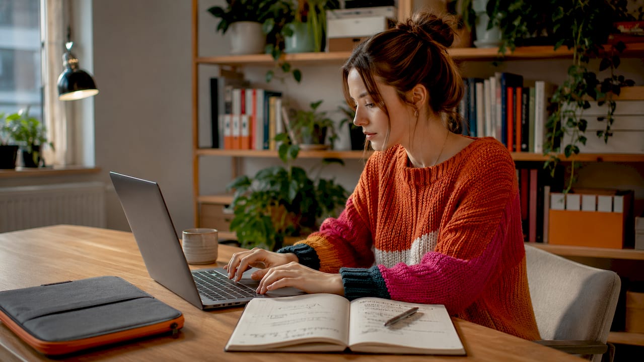Bei der Analyse der SEO-Performance sitzen die Hände konzentriert auf der Tastatur – bereit, Daten auszuwerten und Optimierungspotenziale zu entdecken.