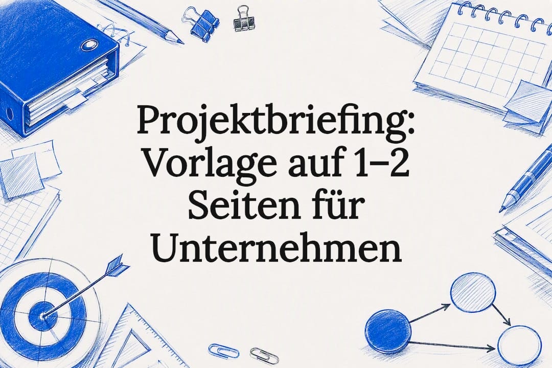 Projektbriefing: Vorlage auf 1–2 Seiten für Unternehmen