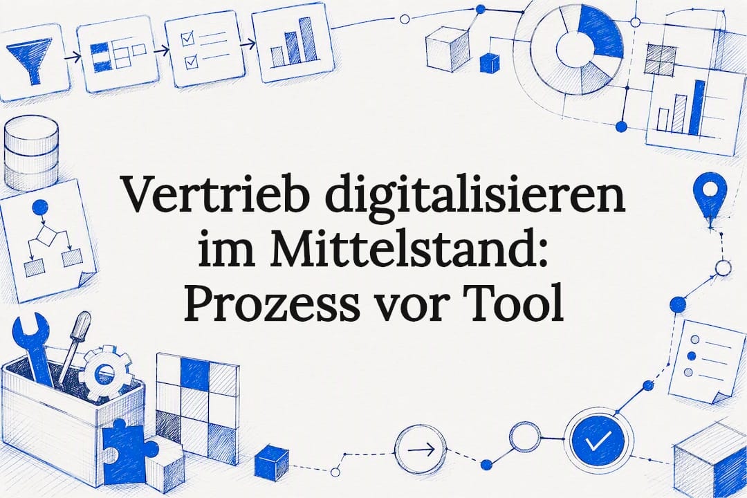 Vertrieb digitalisieren im Mittelstand: Prozess vor Tool
