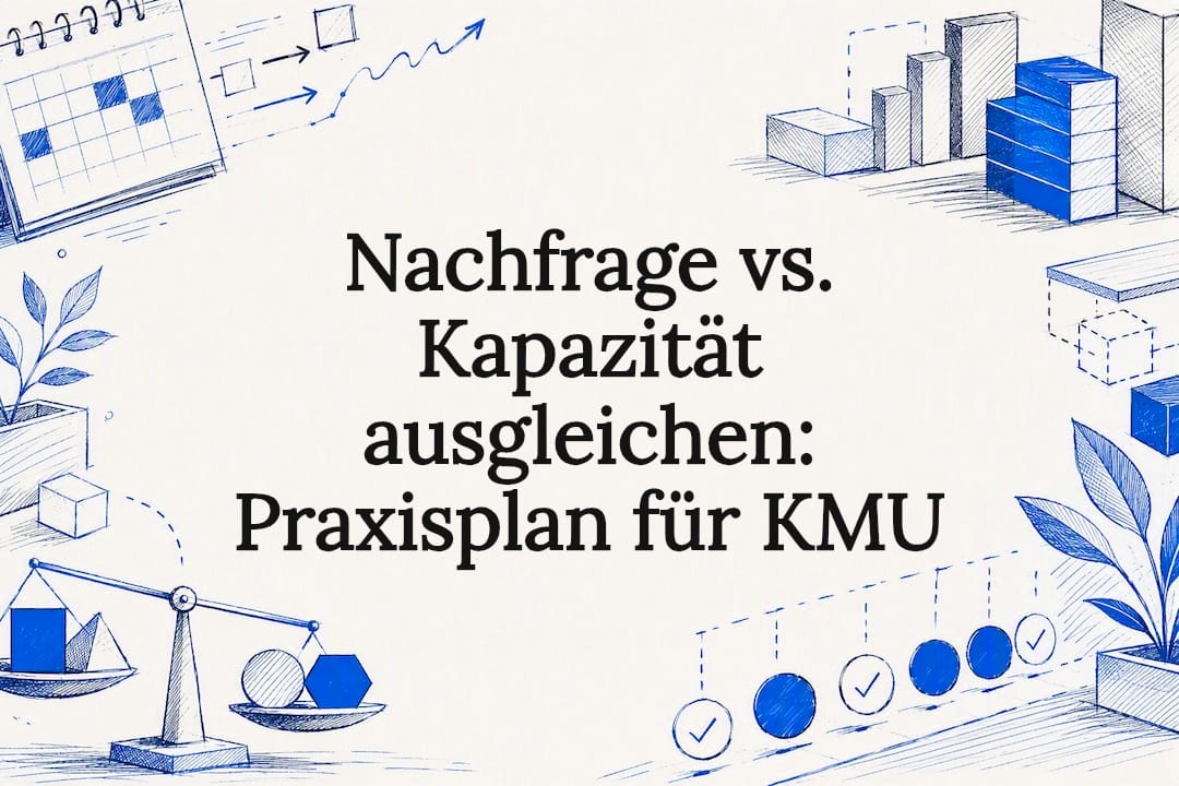 Nachfrage vs. Kapazität ausgleichen: Praxisplan für KMU
