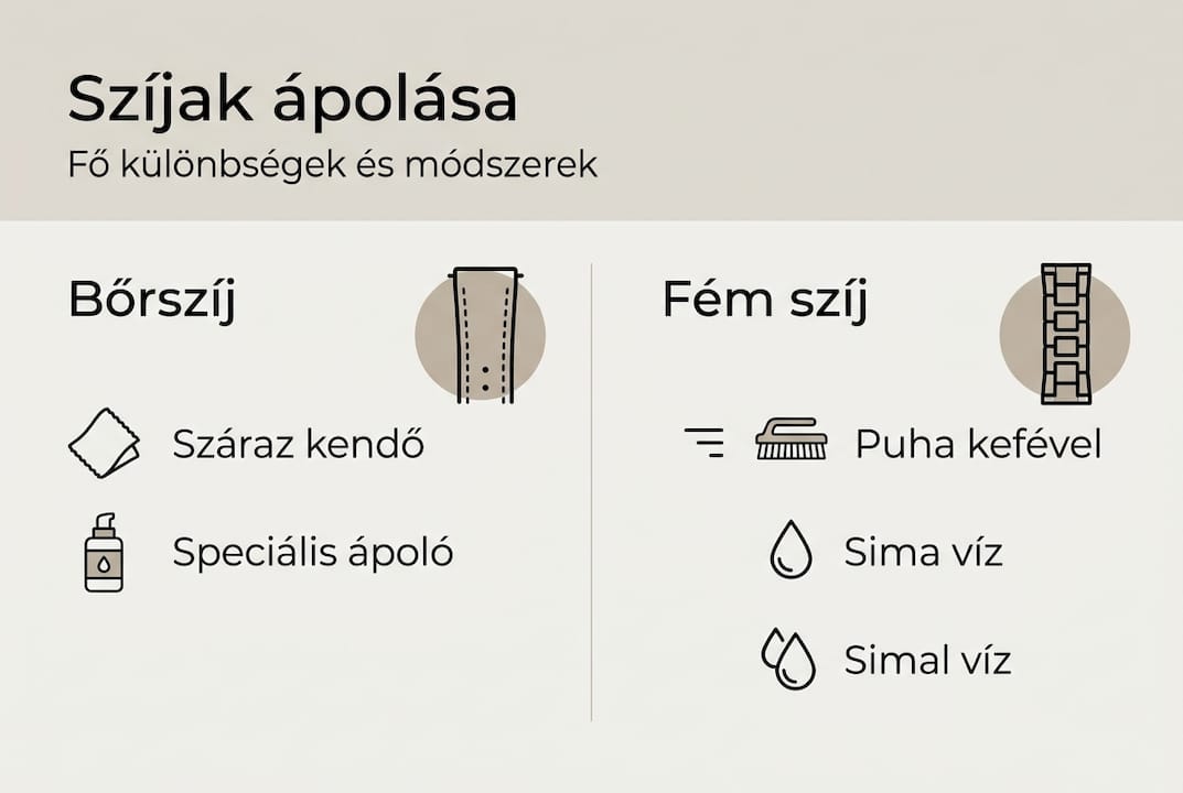 Infografika: hogyan gondoskodjunk az óraszíjakról – ápolási tippek és módszerek