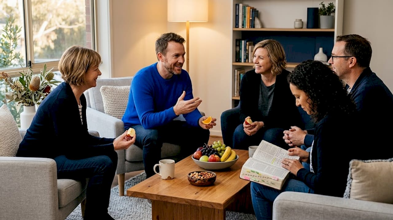 Small Christian group in Canberra home meeting