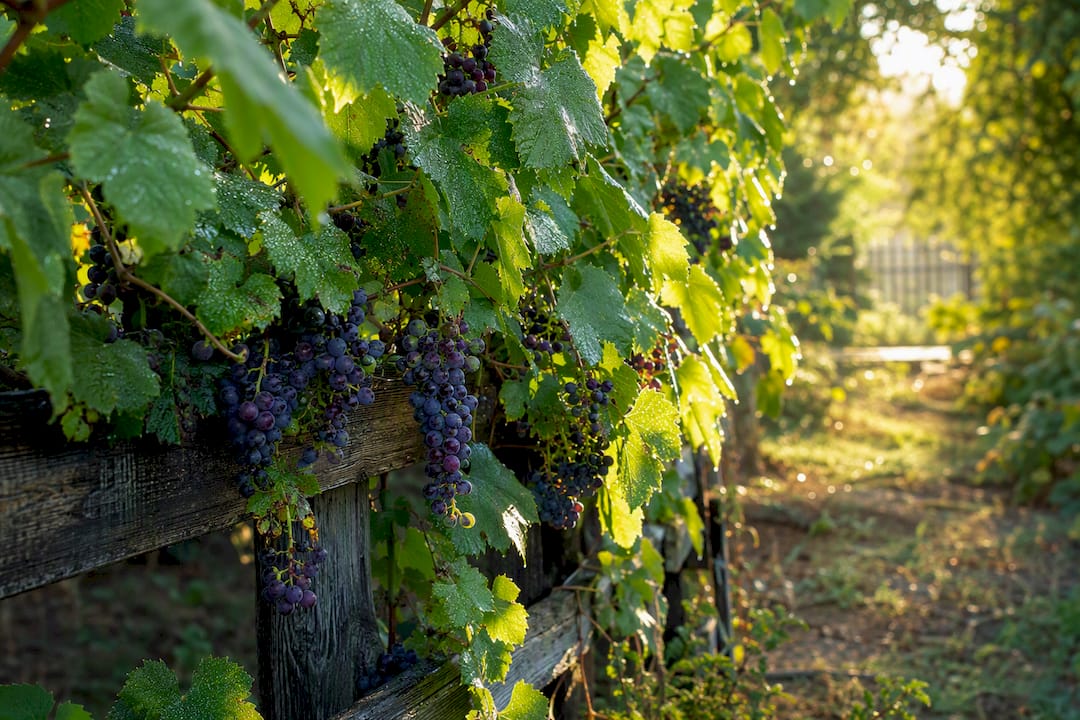 Grapevine cluster symbolizing unified fruit