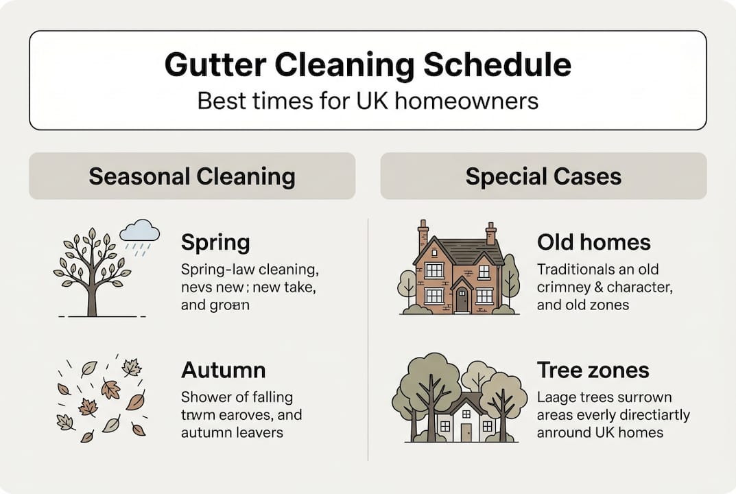 1774861304517 Infographic on UK gutter cleaning schedule - J R Cleaning