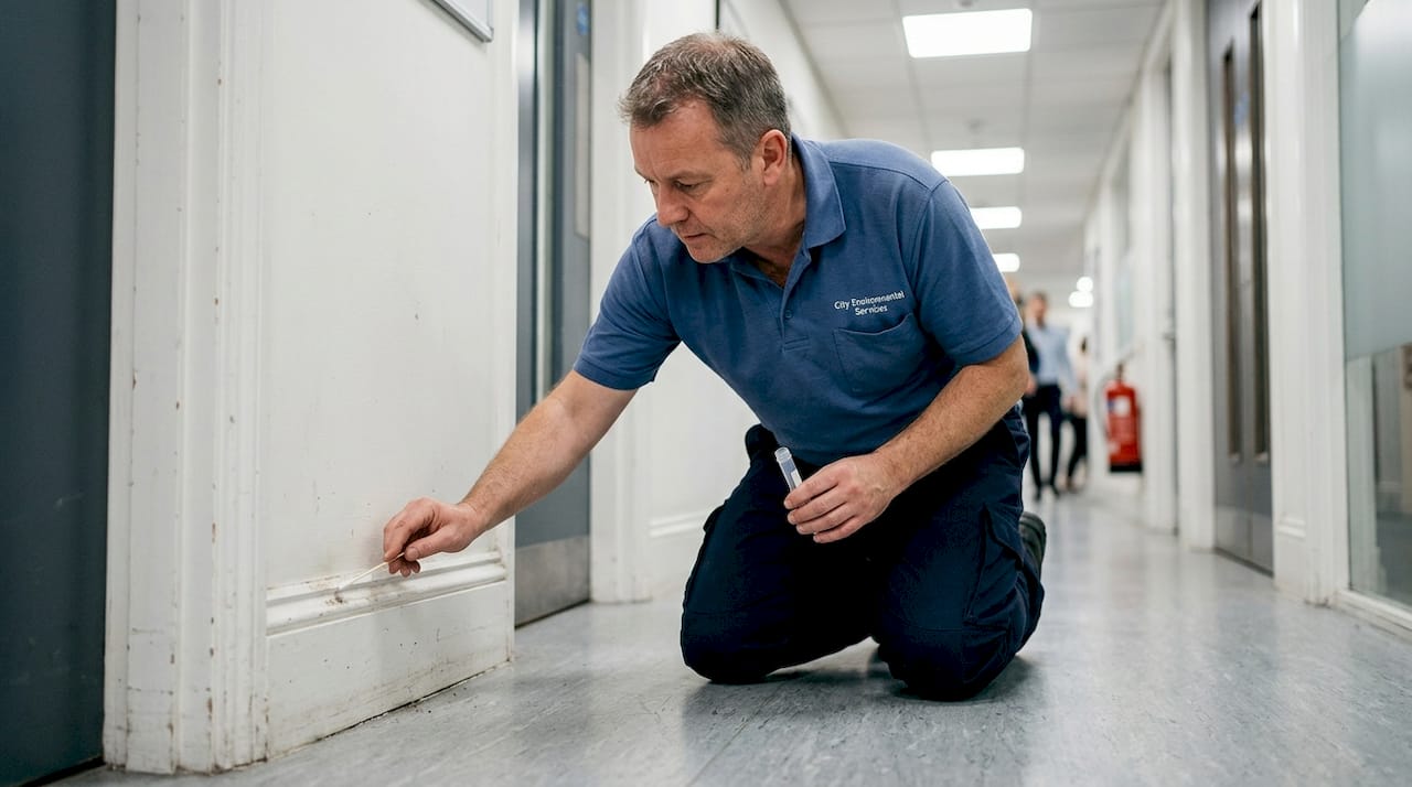 1775033109791 Expert cleaner inspecting for hidden dirt - J R Cleaning