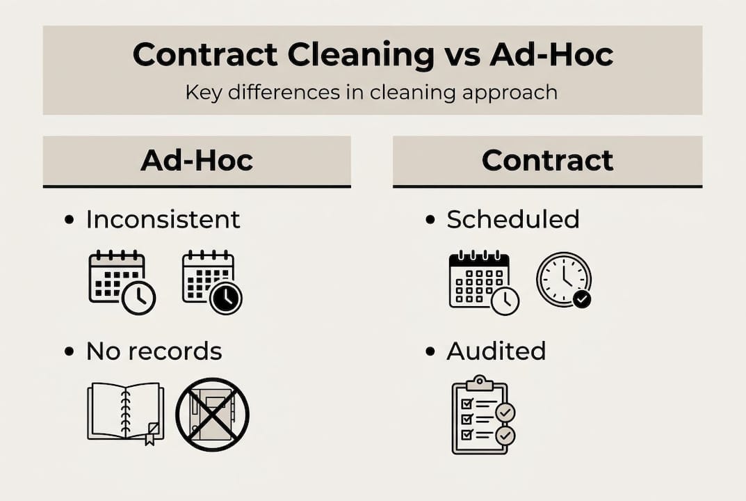 1776604053807 Infographic comparing contract and ad hoc cleaning - J R Cleaning