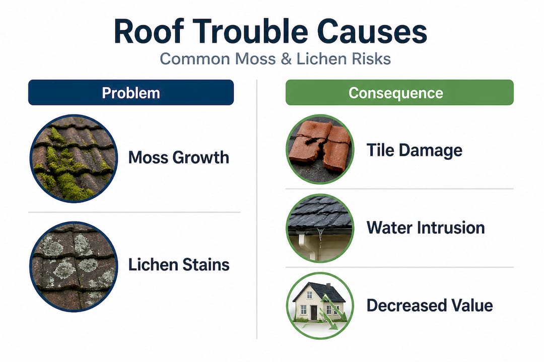 1777837418556 Infographic comparing roof moss problems and consequences - J R Cleaning