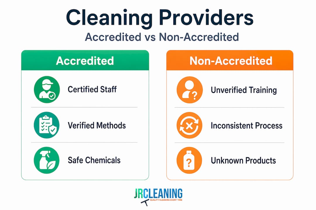 1779108534439 Infographic comparing accredited and non accredited cleaners - J R Cleaning 1779108534439 Infographic comparing accredited and non accredited cleaners - J R Cleaning