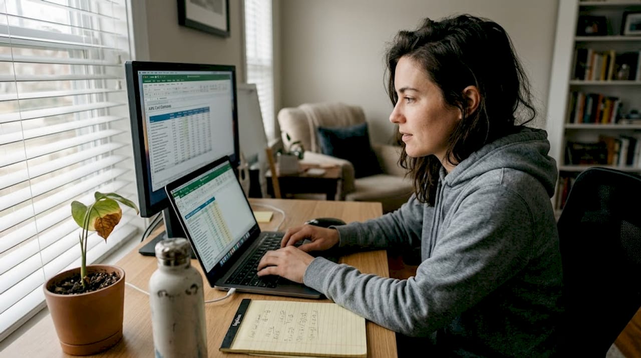 Founder calculates AWS monthly costs