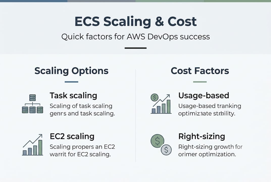 Infographic ECS scaling and cost overview