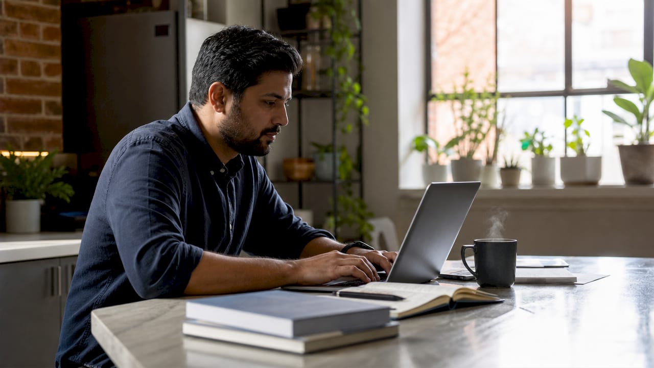 IT professional working on cloud migration setup
