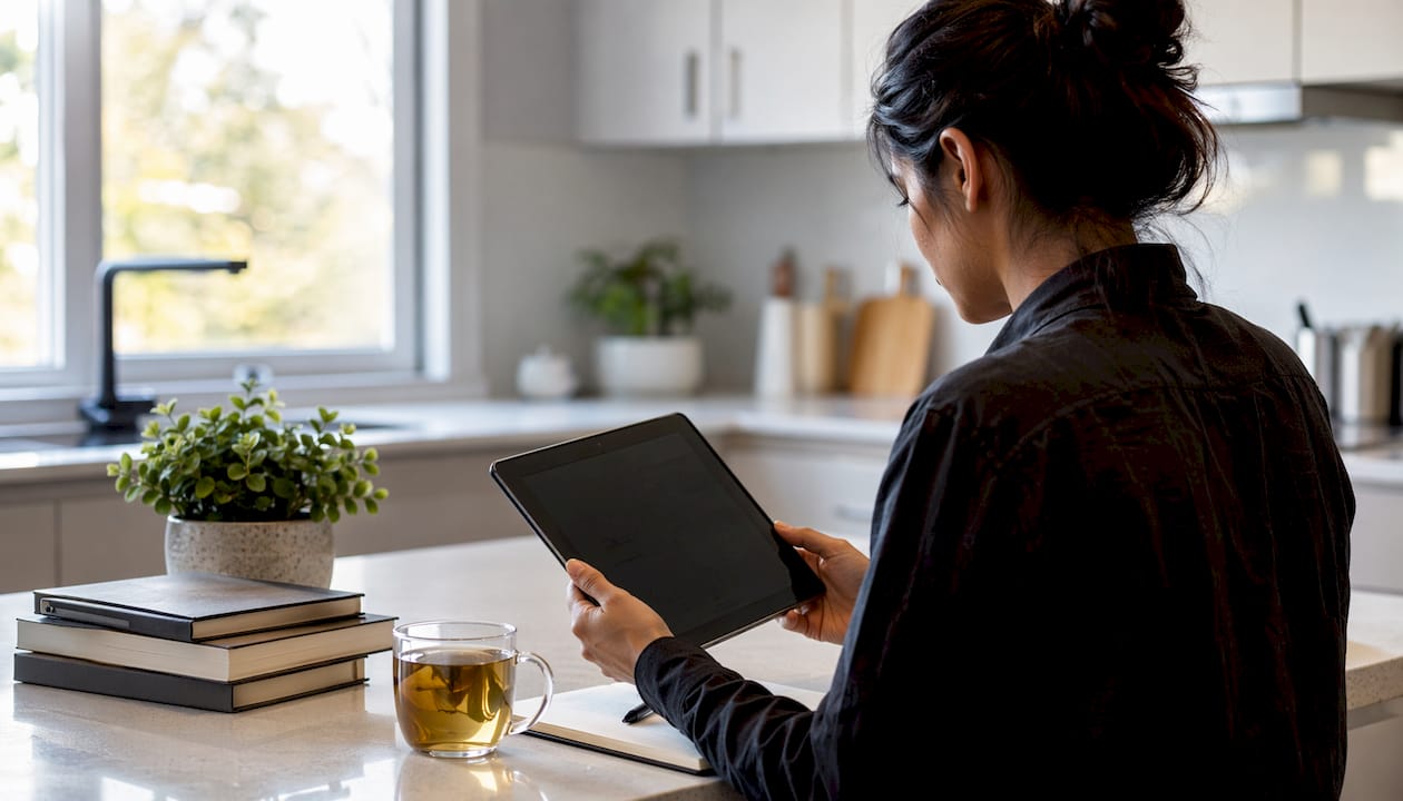 IT engineer monitoring AWS costs at desk