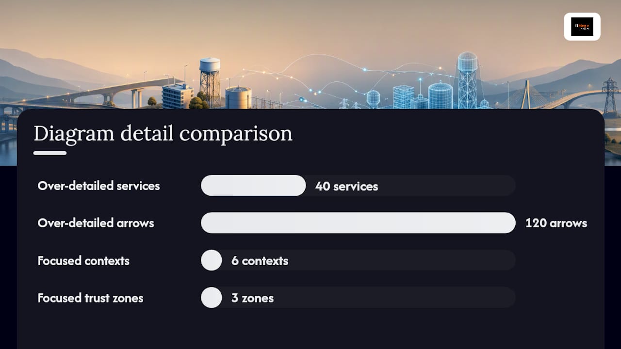 How to create an infrastructure diagram step by step — overview diagram