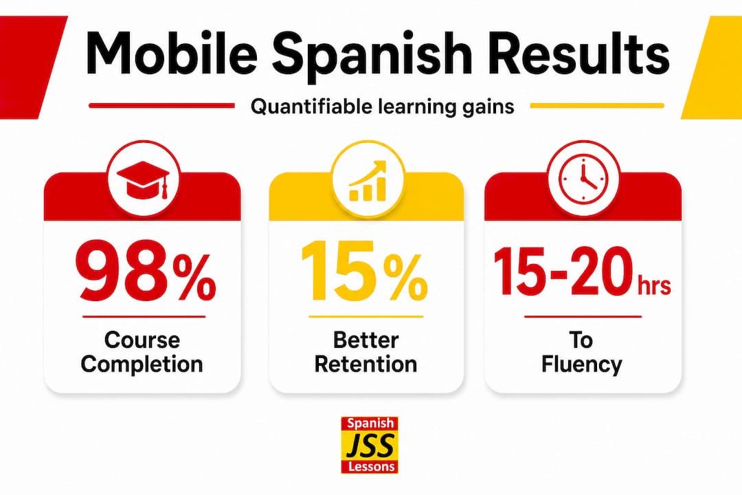 Infographic highlighting app learning statistics