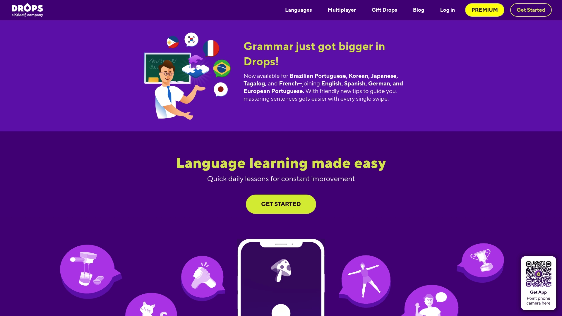 https://languagedrops.com