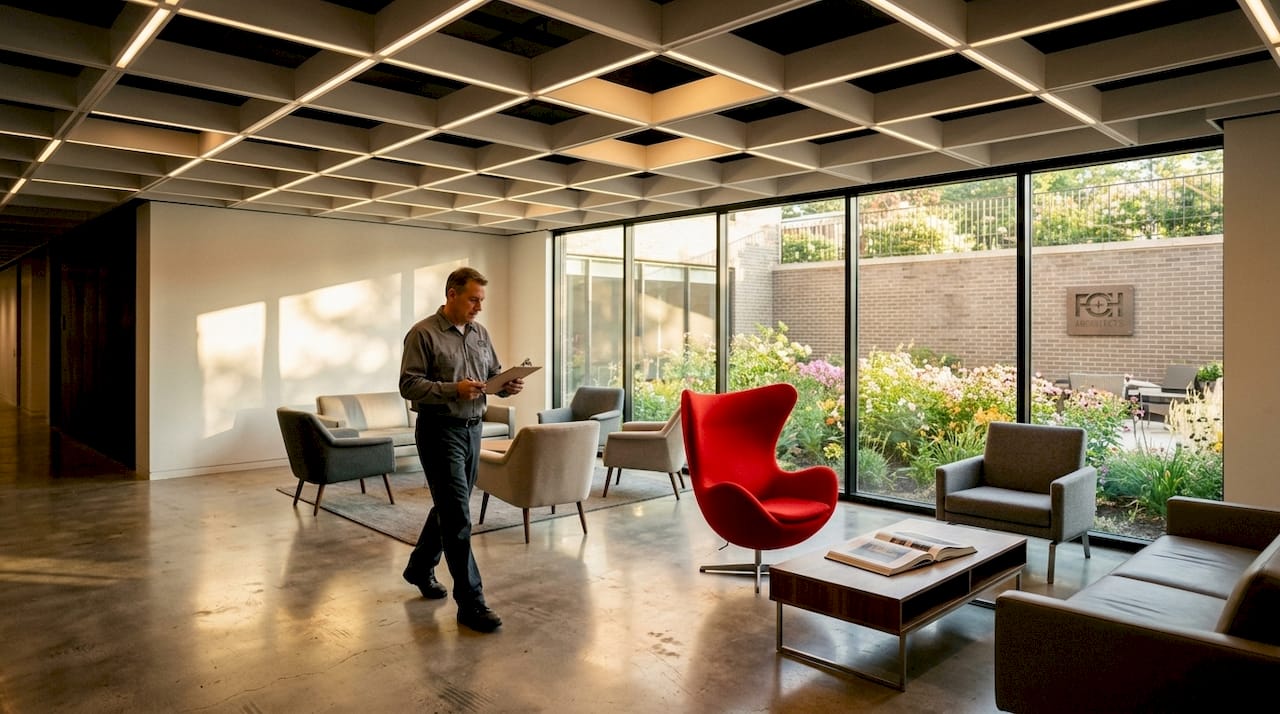 Multi-family apartment shared amenities grid